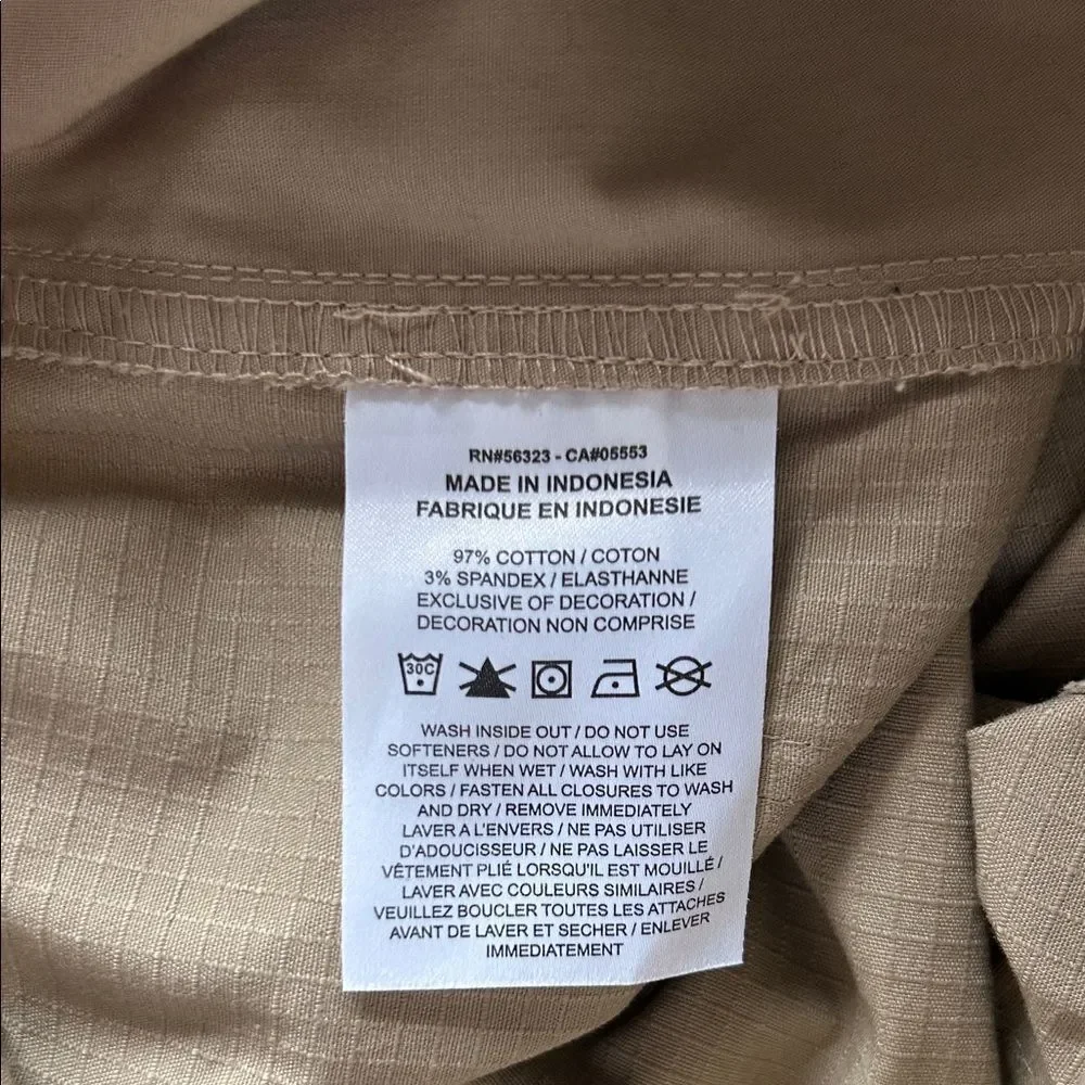 Nike Men's Tan Cargo Pants new no tags size M 32x32 men